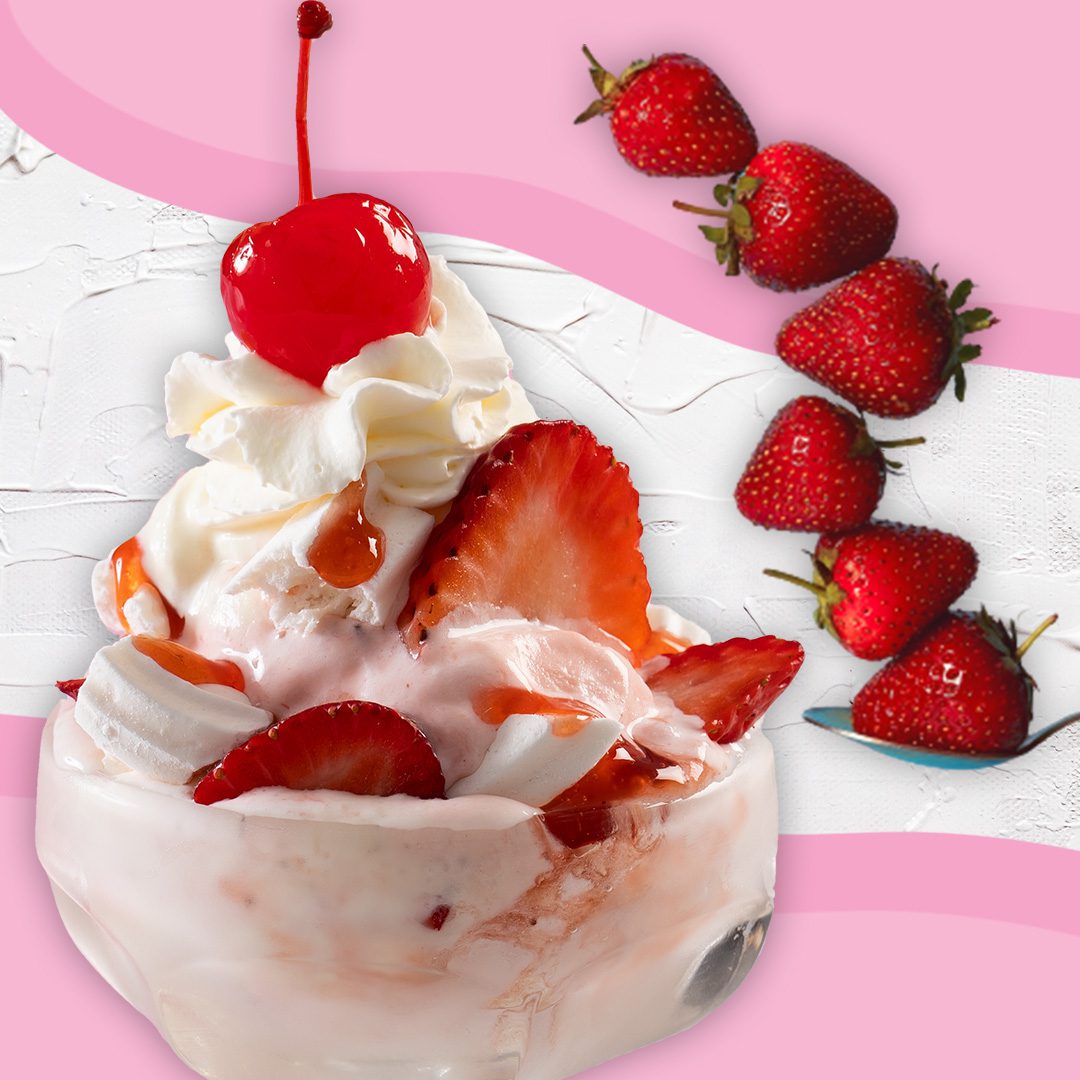 Do you like strawberries and ice cream? You'll love Eton's Mess! 🍓🍨 #SweetRepublick #Sundaes #Strawberry #Icecream #Dessert #Icecreamsundae #Icecreamshop #Beerwah #BrownsPlains #Flagstone #Griffin #Lismore #Melton #RuralView #Sherwood #Strathpine #Warwick #Darwin